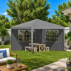Upgrade Your Outdoor Space with 2 Grey Party Tent Sidewalls