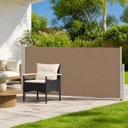 Retractable Awning 160 x 500 cm for Outdoor Privacy and Shade