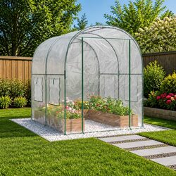 Enhance Your Outdoor Space with a PVC Greenhouse 160 x 200 x 192.5 cm