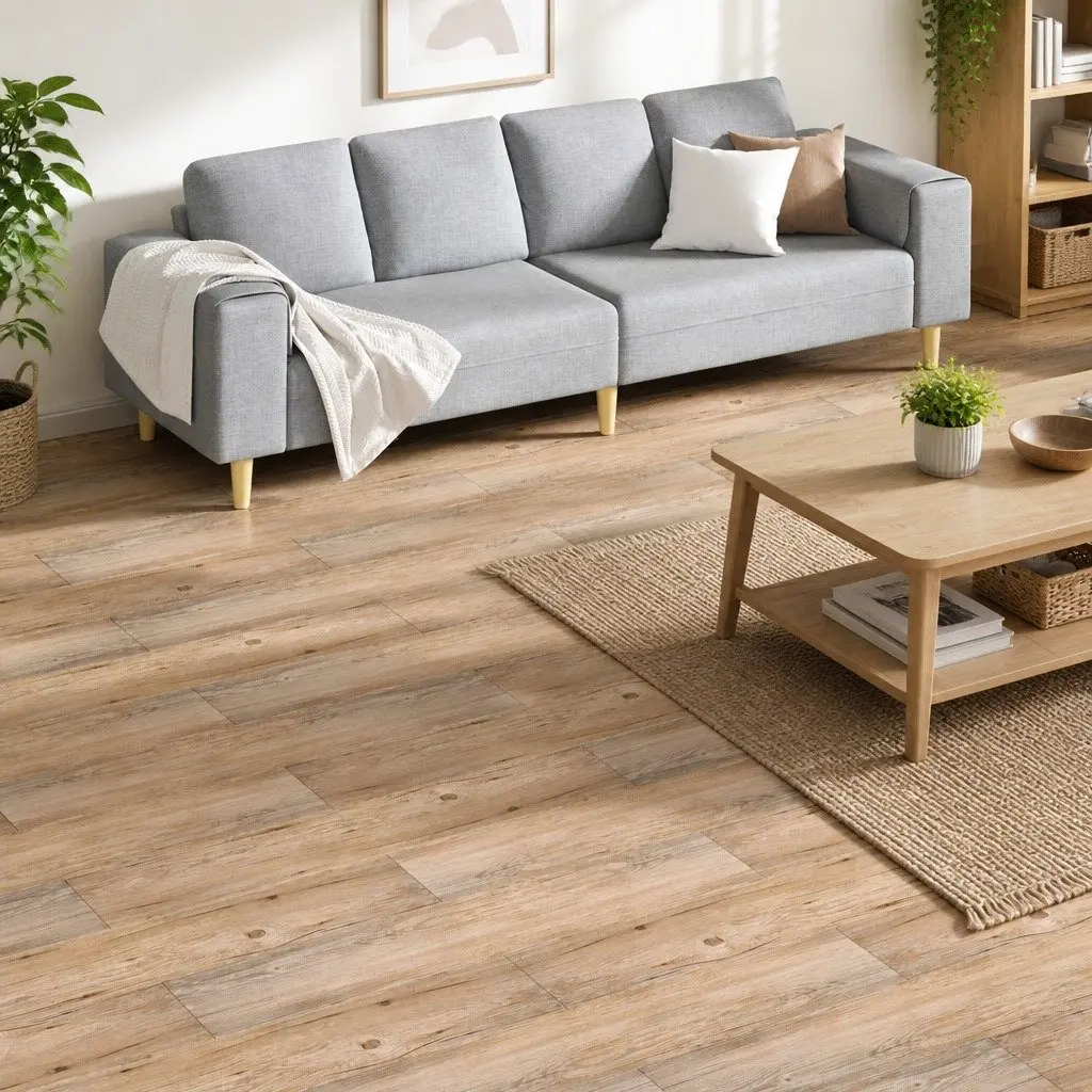 Self-Adhesive PVC Flooring Planks 18 Piece Brown Indoor Floor Tiles