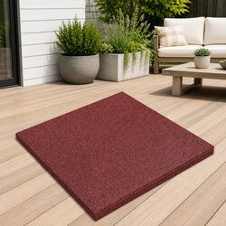 Elevate Your Outdoor Space with Red Fall Protection Tiles