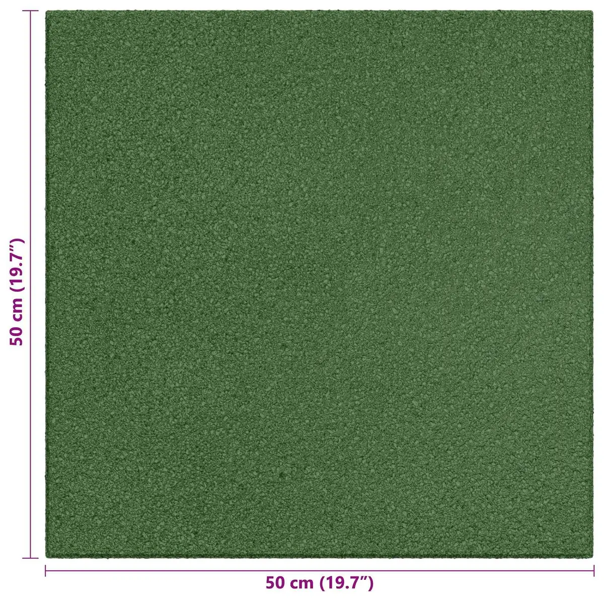 Fall Protection Tiles 50 x 50 cm Rubber Weather-Resistant Outdoor Flooring 6 Piece