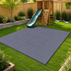 Transform Your Outdoor Space with Grey Fall Protection Tiles