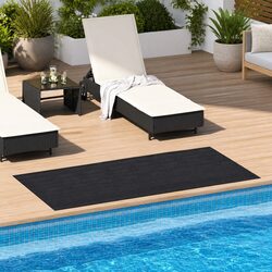 Enhance Your Space with a Stylish Black Rubber Mat