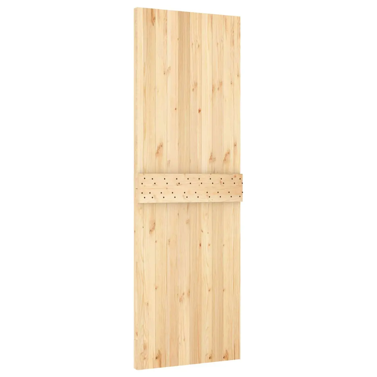 Solid Pine Wood Interior Door Modern Design Natural 70 x 210 cm