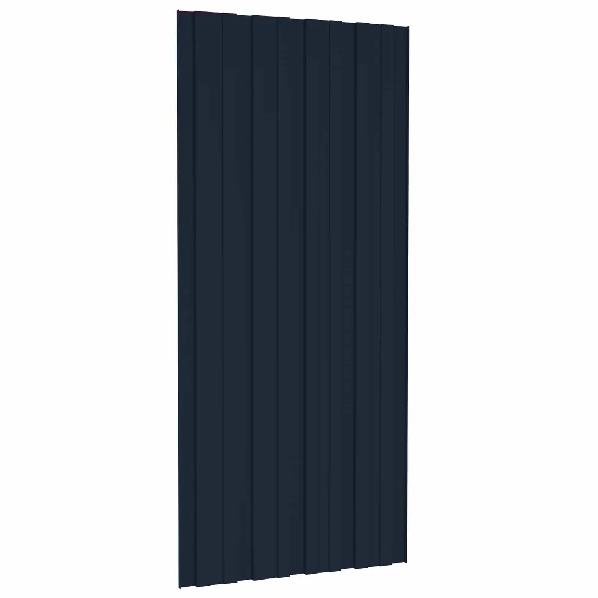 Roof Panel 12 pcs Anthracite 100 x 45 cm Galvanised Steel Rectangular Sheet