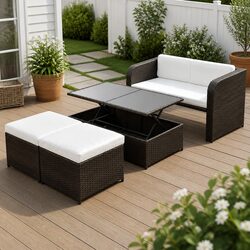 Enhance Your Outdoor Space with 4 Piece Lounge Set