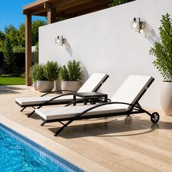 Enhance Your Outdoor Space with Black Rattan Loungers