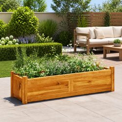 Enhance Your Outdoor Space with This Wooden Planter Box