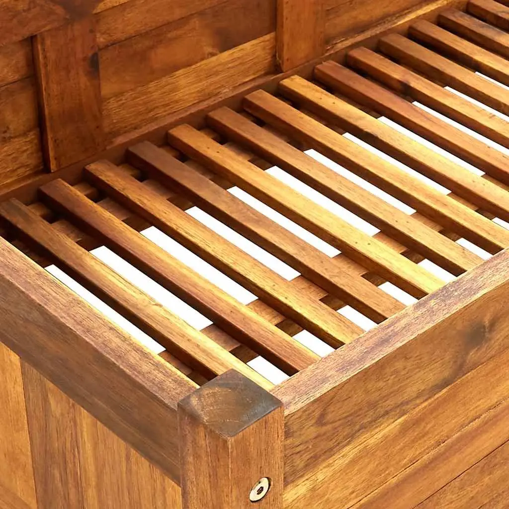 Garden Raised Bed Wooden Planter Box 200x50x25 cm Outdoor Patio Deck Balcony