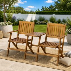 Enhance Your Outdoor Space with 140cm Wooden Bench