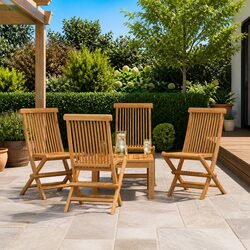 Enhance Your Space with 4 Folding Garden Chairs
