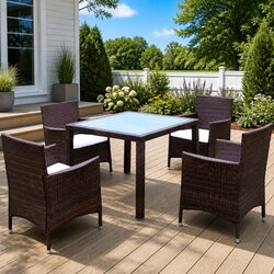 Transform Your Outdoor Space with Our 5-Piece Dining Set