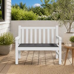 Outdoor Bench Cushion in Anthracite 120x50x3cm for Style