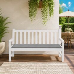 Grey Bench Cushion 150x50x3cm