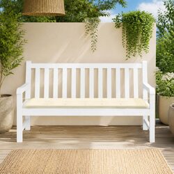 Cream Garden Bench Cushion to Enhance Your Outdoor Space