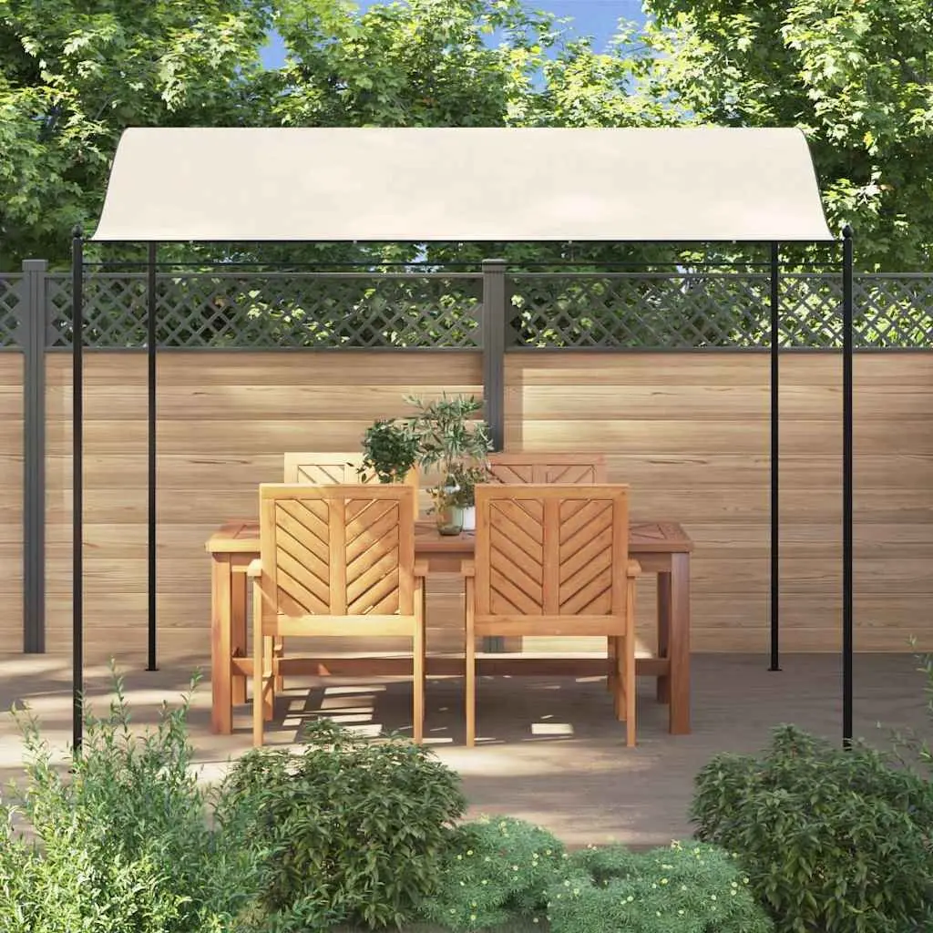 Outdoor Gazebo Canopy Cream White Sturdy Shelter for Garden Backyard Party Picnic Camping