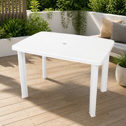 Elevate Your Outdoor Space with Our White Dining Table