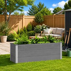 Enhance Your Outdoor Space with a Raised Bed Planter 150x50x54cm