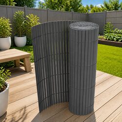Enhance Your Outdoor Space with Grey Double-Sided Fence