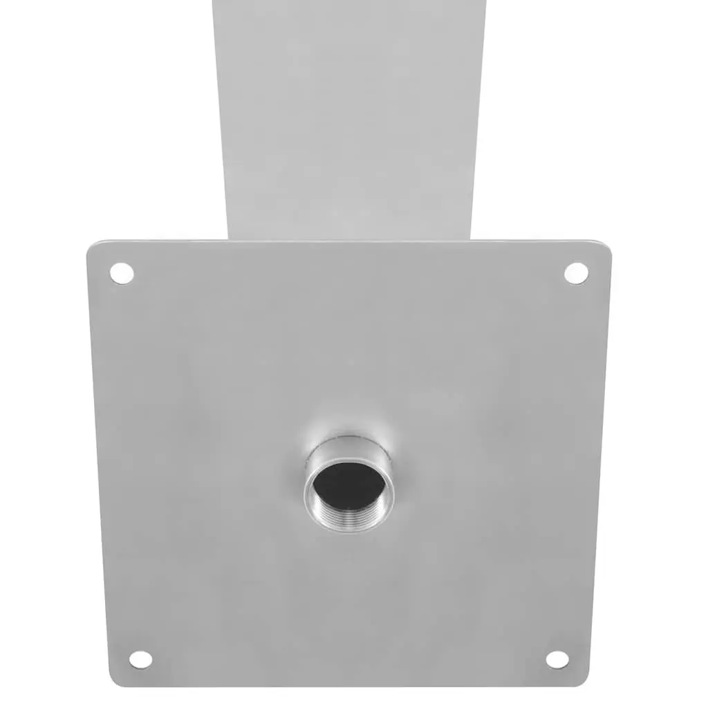 Pool Fountain Silver Stainless Steel Decorative Water Feature 64 x 30 x 52 cm