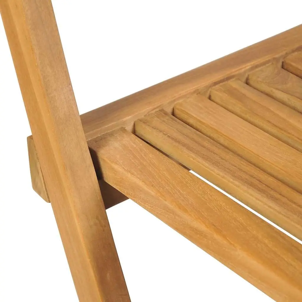Folding Bar Stools Set of 2 Wooden Garden Seating with Backrest and Footrest