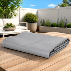 Transform Your Space with Our Heavy-Duty Grey Tarpaulin