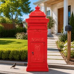 Enhance Your Garden with This Antique Red Letterbox