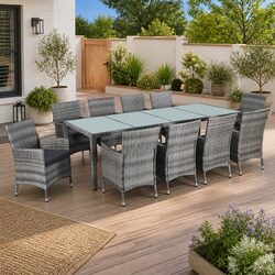 Enhance Your Outdoor Space with Our 11 Piece Dining Set