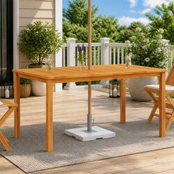 Enhance Your Outdoor Space with This Elegant Dining Table