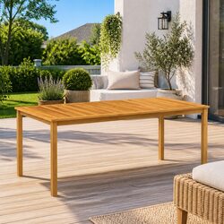 Enhance Your Outdoor Space with a Solid Wood Dining Table