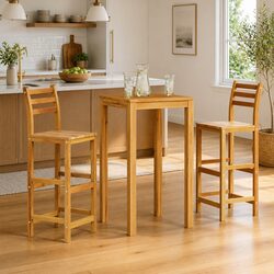 Enhance Your Outdoor Space with These Wooden Bar Chairs