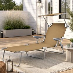 Versatile Adjustable Sun Lounger for Garden and Beach