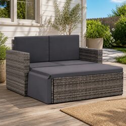 Stylish Outdoor Sofa and Stool Set for Your Patio