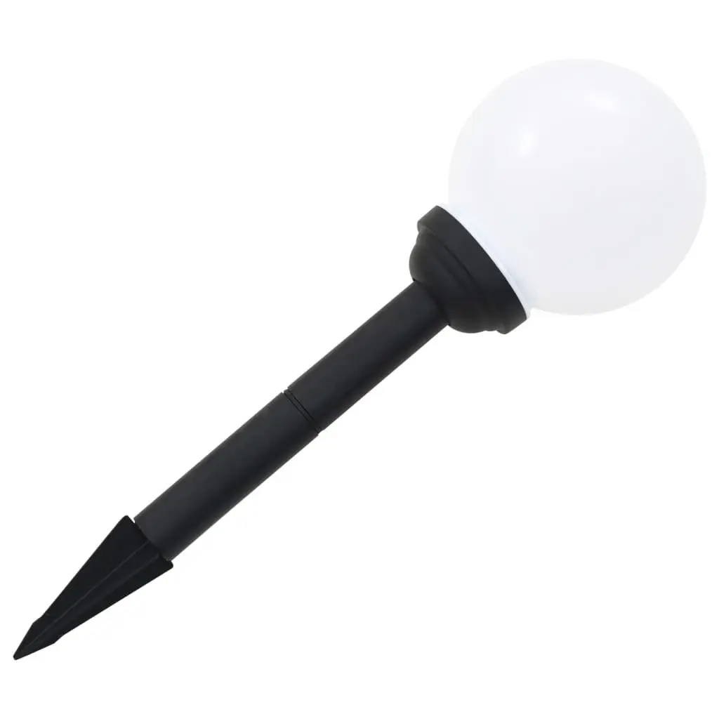 Outdoor Solar LED Spherical Lamps 15cm Colour Changing Garden Lighting 4 Piece