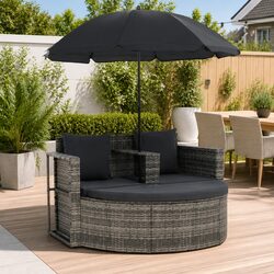 Enhance Your Patio with this Stylish 2 Seater Garden Sofa Set