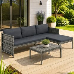 Elevate Your Outdoor Space with 3 Piece Sofa Set