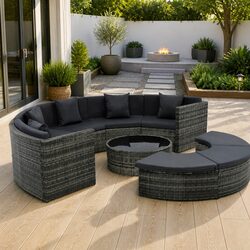 Elevate Your Outdoor Space with a 7-Piece Lounge Set