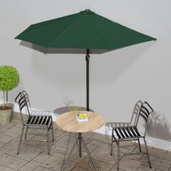Enhance Your Outdoor Space with a Green Half Round Parasol