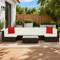 Enhance Your Patio with a 7-Piece Outdoor Lounge Set