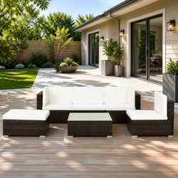 Enhance Your Outdoor Space with 6 Piece Lounge Set