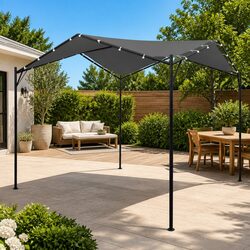 Enhance Your Garden with a 4x4 m Anthracite Gazebo