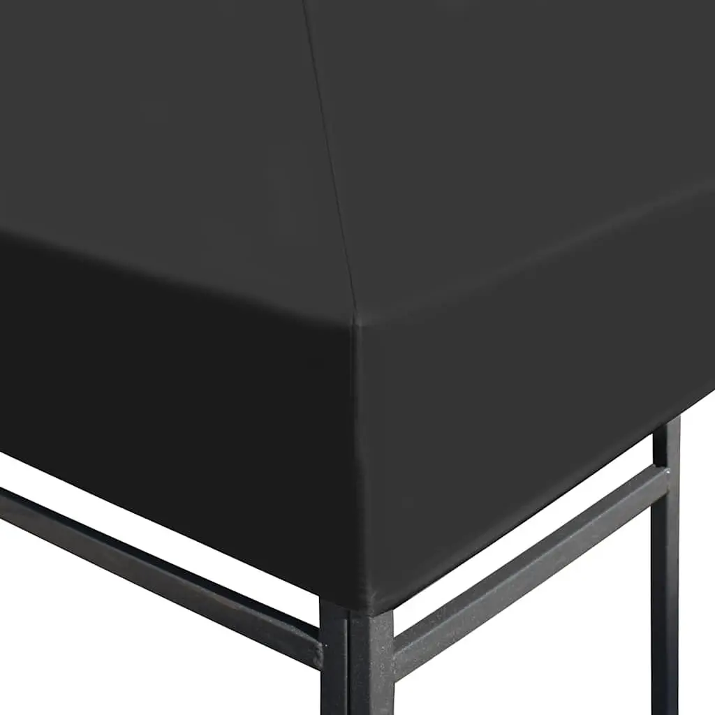 Gazebo Top Cover 4x3 m Water Resistant Polyester Canopy with Reinforced Corners