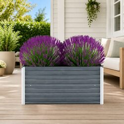 Raised Garden Bed Planter Box Outdoor Patio Vegetable Flower Herb Container