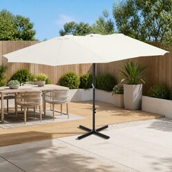 Enhance Your Outdoor Living Space with Beige Parasol