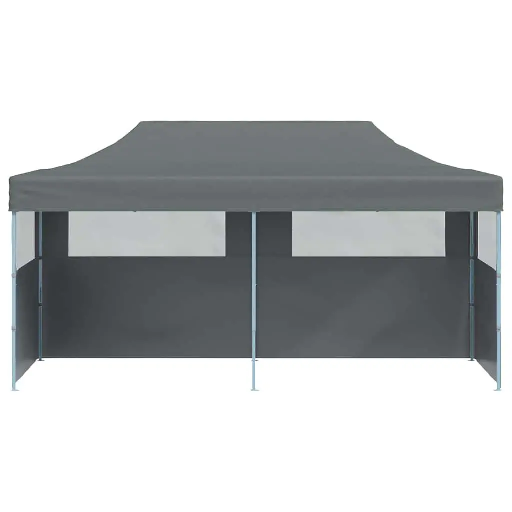 Folding Pop-Up Party Tent 3x6m Outdoor Canopy with Removable Sidewalls