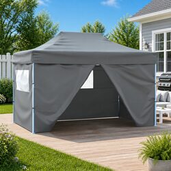 Versatile Outdoor Canopy Tent 3x4.5m with Side Walls