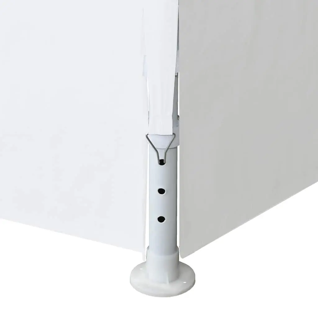Party Tent 3x3 m White Outdoor Canopy Gazebo UV and Water-Resistant with Side Panels and Door