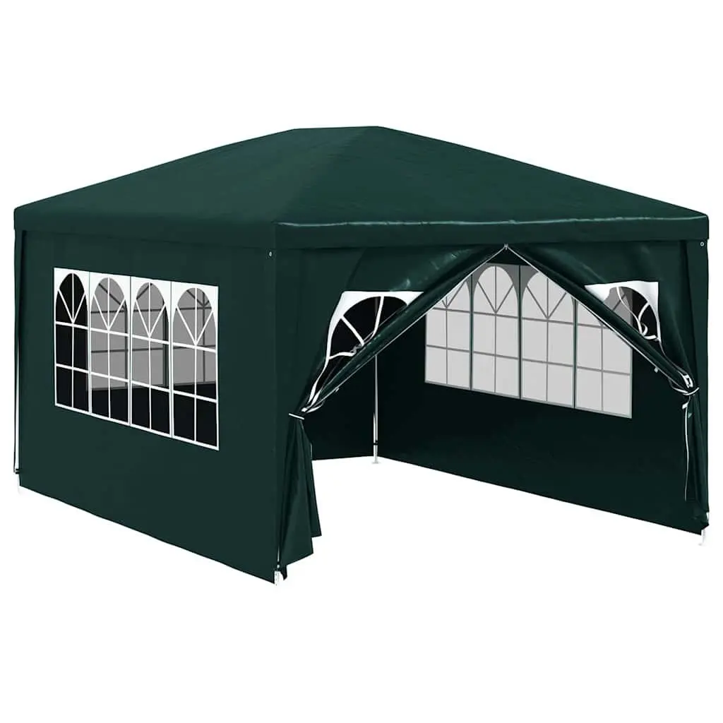Party Tent 3x4 m Outdoor Canopy Garden Gazebo Marquee Green Removable Sidewalls
