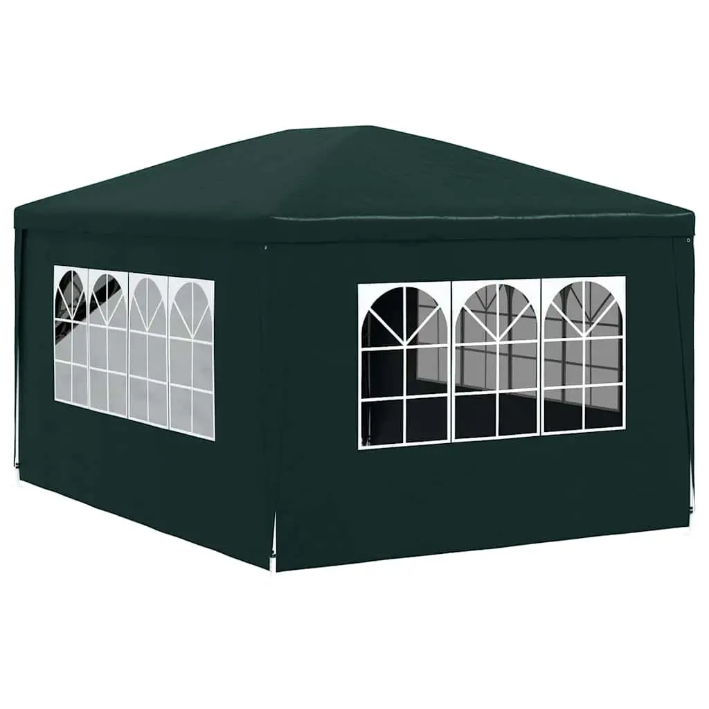 Party Tent 3x4 m Outdoor Canopy Garden Gazebo Marquee Green Removable Sidewalls